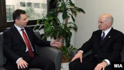 Македонскиот и грчкиот премиер, Груевски и Папандреу 