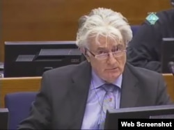 Radovan Karadžić na suđenju u Hagu, 28. studeni 2011.