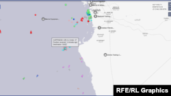 Position of the Iranian Tanker Happiness According To MarineTraffic.com