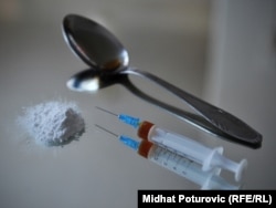 Bosnia-Herzegovina - narcotics, drugs, heroin, cocaine, llustrative photo, undated