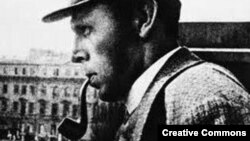 Russian poet Daniil Kharms, who died in a Leningrad detention center in 1942, was one of the authors whose work was read in the lesson.
