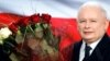 Ярослав Качиньский принимает поздравления с победой на выборах