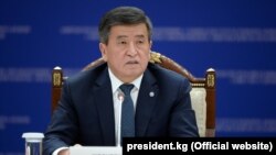Президент Сооронбай Жээнбеков.