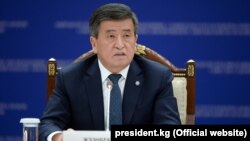 Президент Сооронбай Жээнбеков на заседании Совета по судебной реформе. 27 декабря 2018 года.