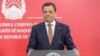 Kocho Angjushev, considered one of North Macedonia's richest citizens, served as a deputy prime minister for economic affairs from 2017 to 2020 under Prime Minister Zoran Zaev. (file photo)