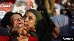 Сторонники Мохаммеда Мурси ликуют после объявления официальных итогов выборов