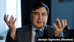 Mihail Saakașvili într-un interviu pentru Reuters la Kiev, 16 noiembrie 2016