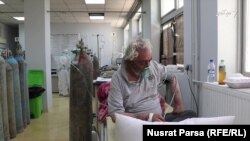 یک بیمار مبتلا به ویروس کرونا در شفاخانه افغان-جاپان