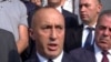 Ramush Haradinaj pas dorëheqjes nga posti i kryeministrit.
