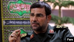 Ali Reza Tangsiri, the IRGC's naval commander is among those sanctioned. (file photo)