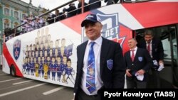 Aleksandr Medvedev is a member of the KHL board, which says it favors participation by its teams' players as 'neutrals' in the Winter Olympics.