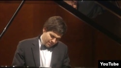 Vadym Kholodenko performs at the Van Cliburn International Piano Competition.