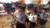 Так медиа группировки «ДНР» показывают мероприятие в детском саду Донецка
