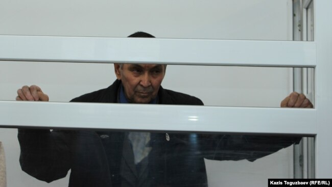 Болатхан Жунусов во время оглашения приговора. Талдыкорган, 21 октября 2019 года.