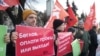 Митинг против повышения роста тарифов на общественный транспорт в Петербурге