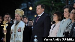 Milorad Dodik na svečanoj inauguraciji spomenika Gavrilu Principu u Beogradu