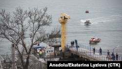 Поисковая операция в зоне предполагаемого падения самолета Ту-154 в Черном море. 25 декабря 2016 года.