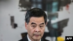Лидерот на Хонг Конг, Леунг Чун Јинг.