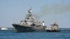 Военный фрегат «Гетман Сагайдачный» в Одесском морском порту