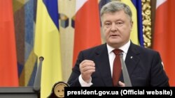 Президент Украины Петр Порошенко. Киев, 17 октября 2017 года.