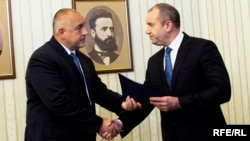 Președintele Rumen Radev cu premierul Boiko Borisov 