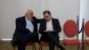 Iran FM Zarif and Iranian diplomat Takht e Ravanchi