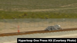 Первый тест технологии Hyperloop в Неваде, США
