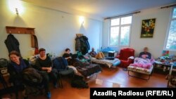 Aclıq aksiyası, Müsavat partiyasının qərargahı, 15 yanvar 2019