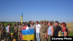 Вшанування українських військових на горі Карачун, 10 серпня 2015 року