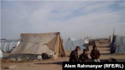 Some displaced residents are forced to live in tents during winter.