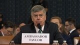 Top U.S. Envoy In Ukraine Testifies In Trump Impeachment Hearing