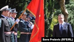 Ivica Dačić, tadašnji premijer Srbije, u posjeti Crnoj Gori, Podgorica, 2013.