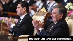 Шавкат Мирзиёев ва Қурбонгулӣ Бердимуҳаммадов