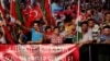 Черкесы на митинге в поддержку Реджепа Эрдогана, архивное фото