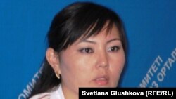 Samal Ghadylbekova of the Kazakh Justice Ministry's Committee to Control Penitentiaries 