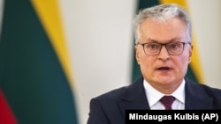 Litvanski predsjednik Gitanas Nauseda: "Apsolutno je jasno da Litvanija mora provesti i da će implementirati sankcije EU".