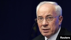 Premierul Mykola Azarov la Bruxelles