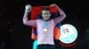 Լևոն Արոնյանը տոնում է Հայաստանի հավաքականի հաղթանակը Շախմատի 40-րդ համաշխարհային օլիմպիադայում, Ստամբուլ, 9-ը սեպտեմբերի, 2012թ.