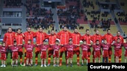 Macedonia - Macedonia's national football team.