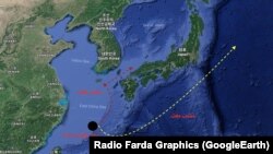 This map based on reports and analysis shows how Iranian tanker, Sanchi, oil spill could spread. 