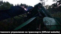 По-2 после аварийной посадки