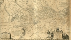 Map of Ukraine by French military engineer and cartographer Guillaume Levasser De Boplan in 1648, titled Delineatio Generalis Camporum Desertorum Vulgo Ukraine: Cum Adjacentibus Provinciis.