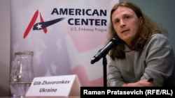 RFE/RL fellows discuss media freedom in Europe's front-line states at the U.S. embassy in Prague March 22, 2018.