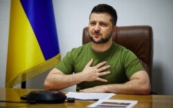 Presidenti ukrainas, Volodymyr Zelensky.