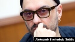 Russian theater and film director Kirill Serebrennikov attends a court hearing in Moscow on July 9.