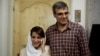 Nasrin Sotoudeh (left) and her husband, Reza Khanda (file photo)