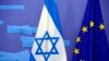 Flamujt e BE-së dhe Izrealit.