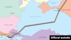 «Թուրքական հոսք»-ի քարտեզը
