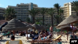 Туніскі курорт у мірны час, архіўнае фота