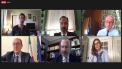 Ambasadori Holandije, Francuske, Italije, EU i Rumunije u Srbiji tokom online konferencije
